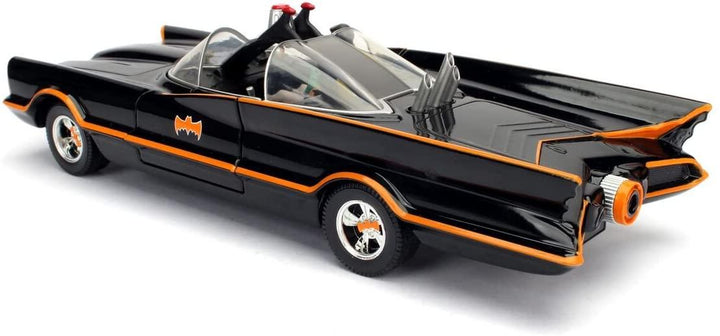 Batmóvel Clássico + Boneco Batman 1:24