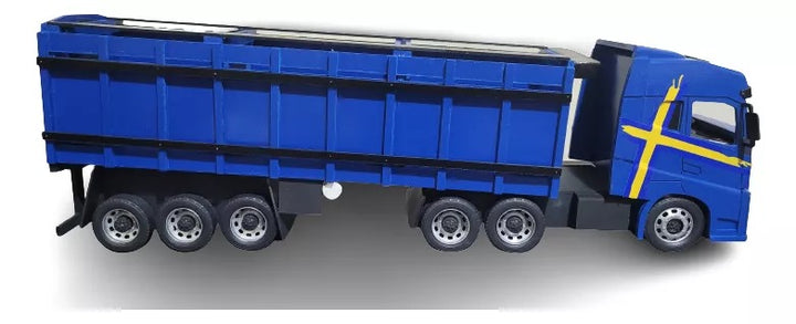 Caminhão Volvo Fh 540 Carreta Boiadeiro 1:16 Madeira MDF 34cm