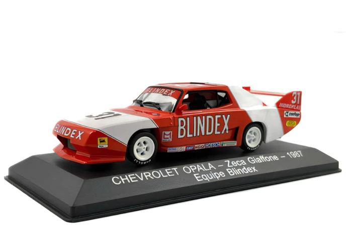 Stock Car Chevrolet Opala - Zeca Giaffone - 1987 Equipe Blindex - 1:43