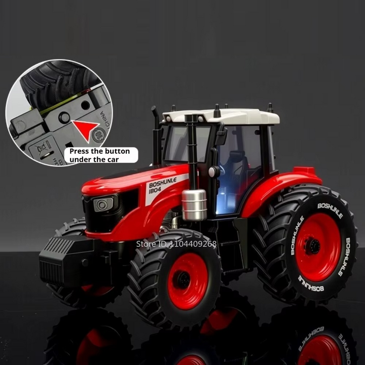 Conjunto Trator Transportador 1:24 43cm