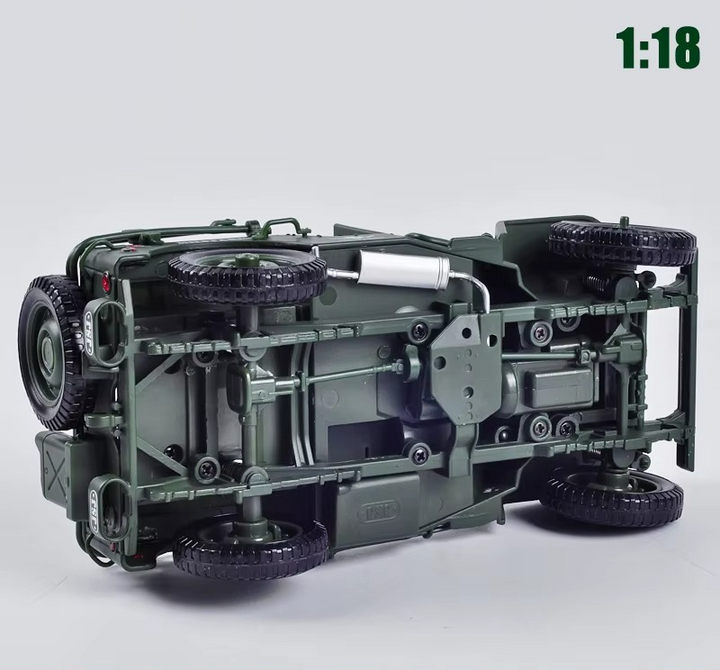 Jeep Willys Militar 1:18 19cm