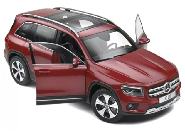 Miniatura Mercedes Benz Glb 200 2020 Vermelho 1:18