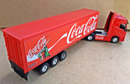 Caminhão Coca Cola 1:64 26cm