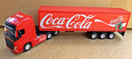 Caminhão Coca Cola 1:64 26cm