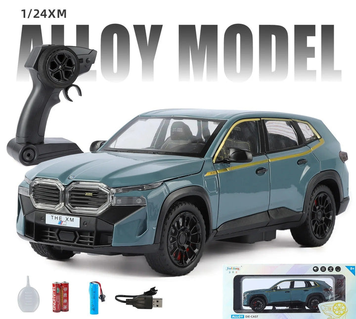 BMW XM 1:24 20m + Controle Remoto Recarregável USB + Fumaça