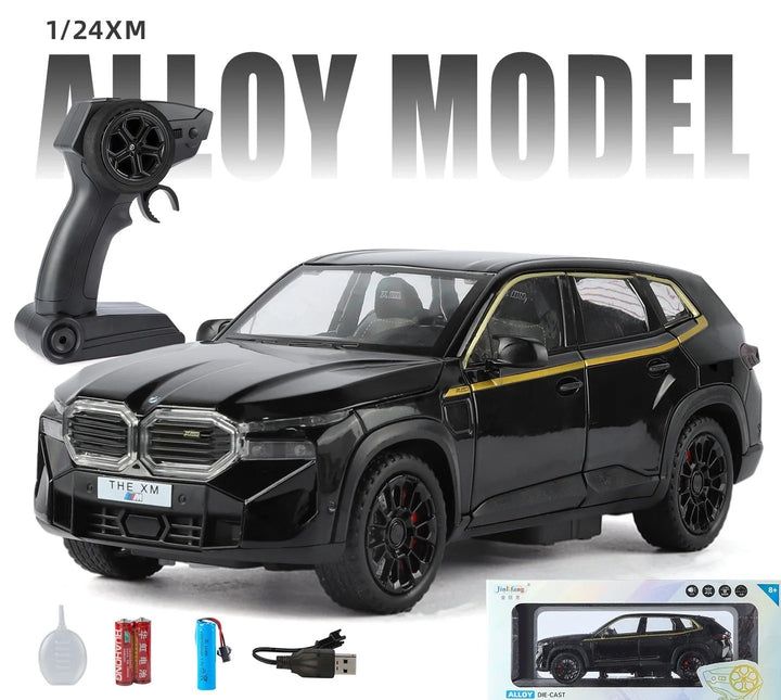 BMW XM 1:24 20m + Controle Remoto Recarregável USB + Fumaça