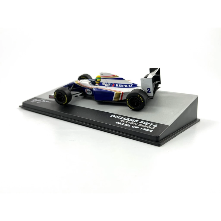 F1 Ayrton Senna Williams TW16 1994 1:43 + Caixa de Acrílico