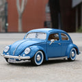Fusca Vintage Metálico 1:18 25cm
