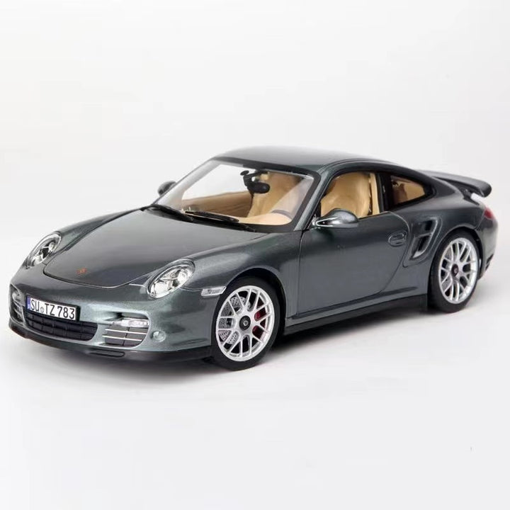 Porsche 911 2010 Norev 1:18 Cinza